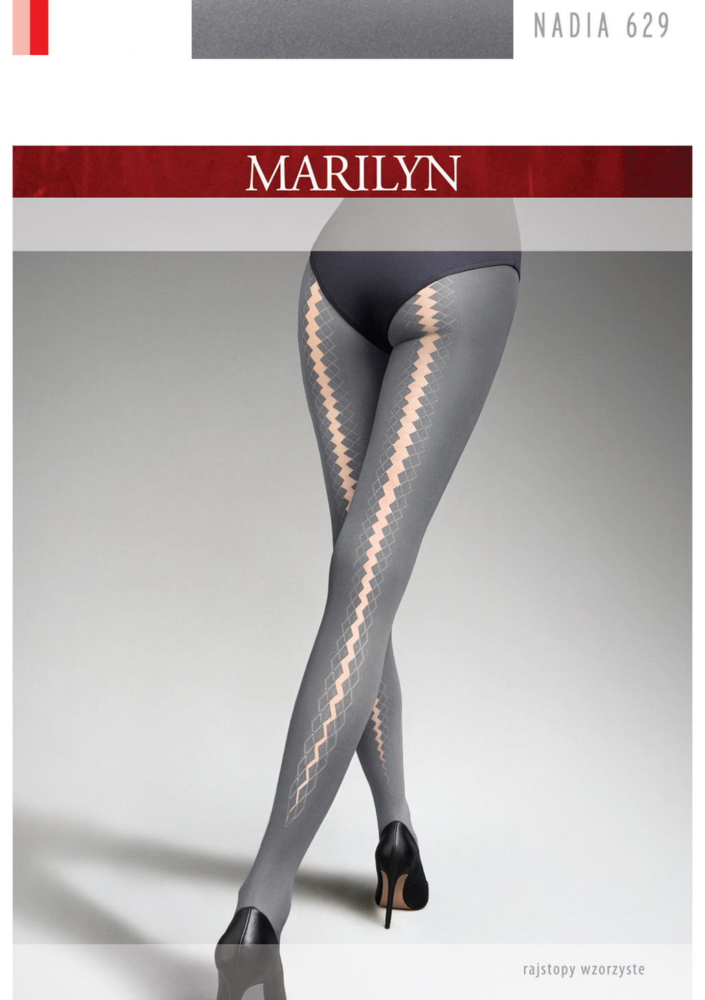 Rajstopy z Tylnym Szwem Nadia Mv 629 Marilyn