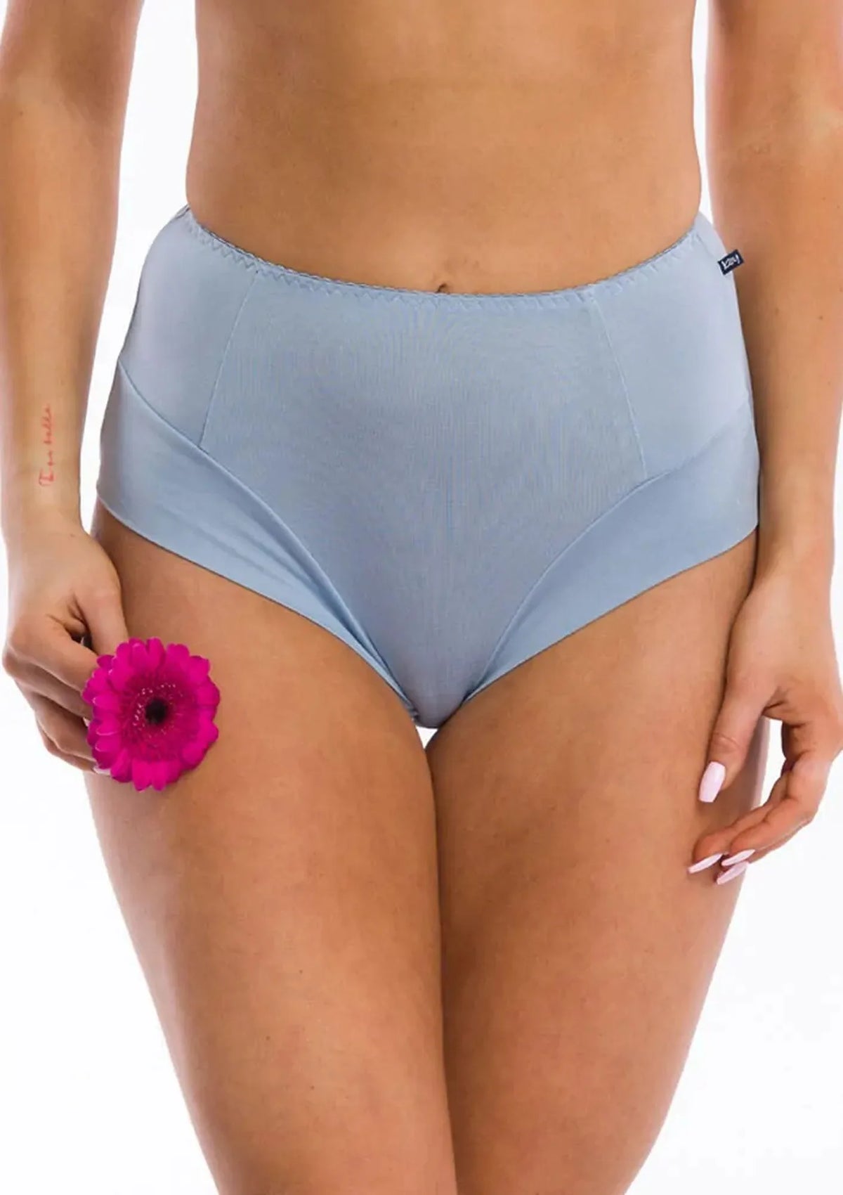 Bambusowe figi damskie (2 pack) z wysokim stanem LPF 001