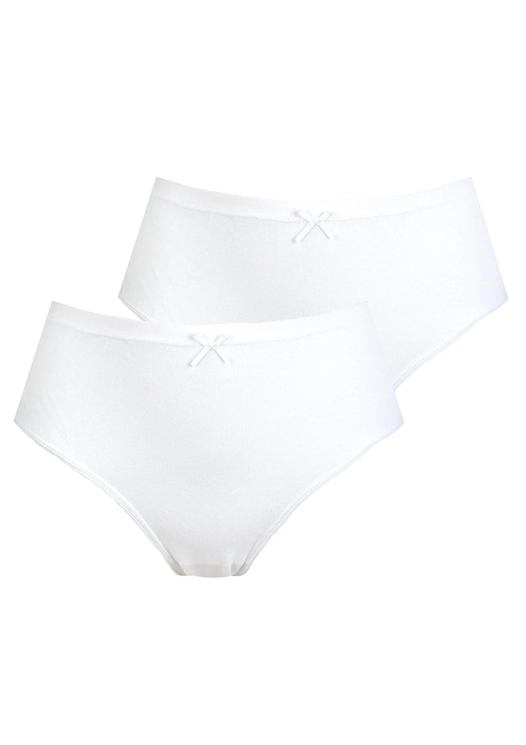 Bawełniane figi damskie (2 pack) z koronką na pośladkach LPC 162