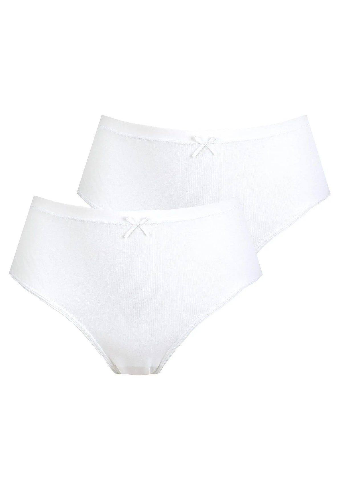 Bawełniane figi damskie (2 pack) z koronką na pośladkach LPC 162