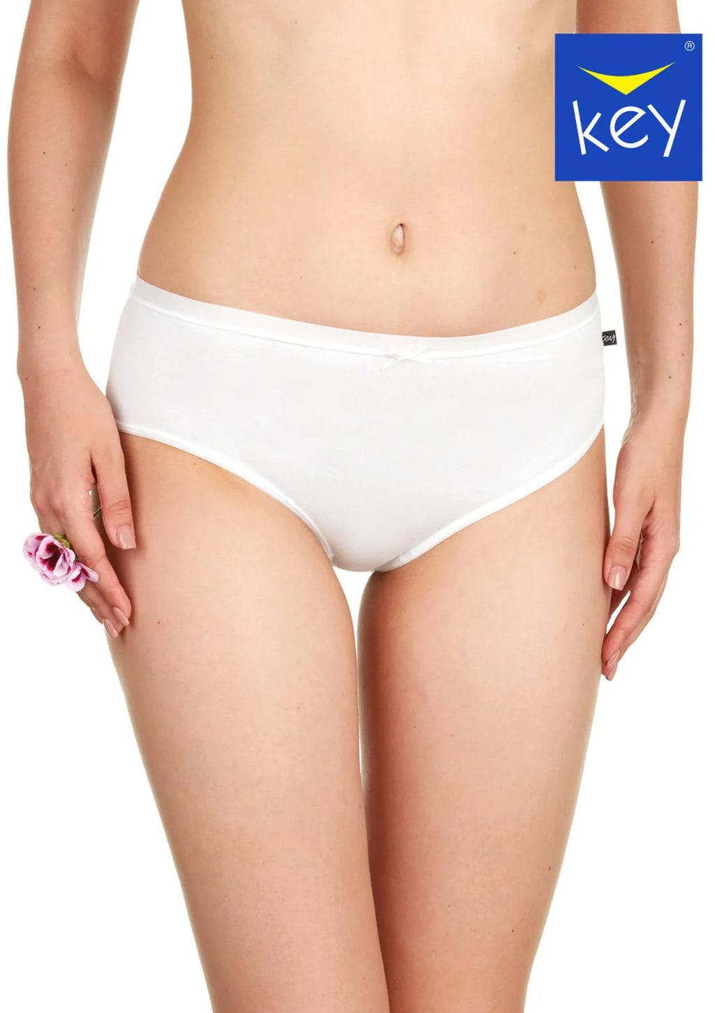 Bawełniane figi damskie (2 pack) z koronką na pośladkach LPC 162