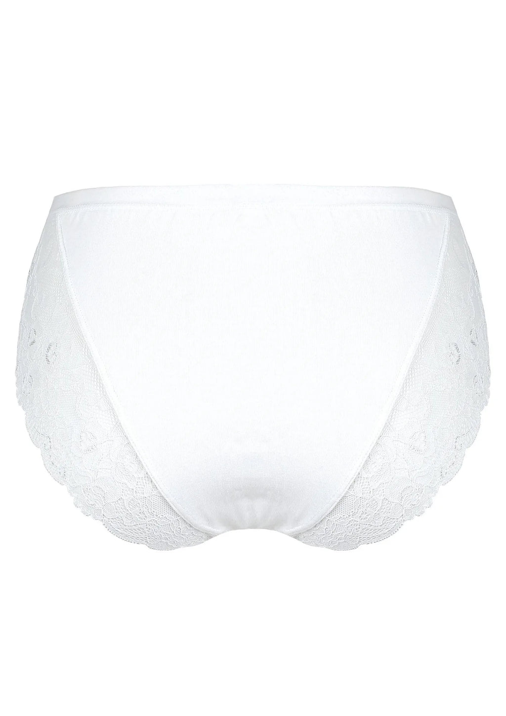 Bawełniane figi damskie (2 pack) z koronką na pośladkach LPC 162