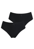 Bawełniane figi damskie (2 pack) z koronką na pośladkach LPC 162