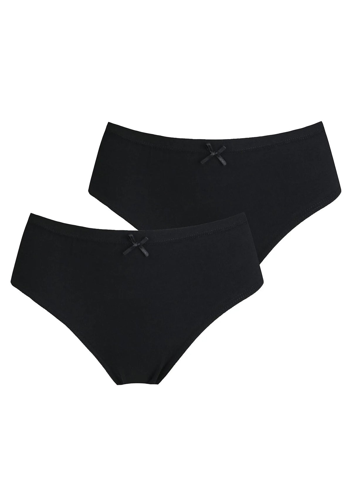 Bawełniane figi damskie (2 pack) z koronką na pośladkach LPC 162
