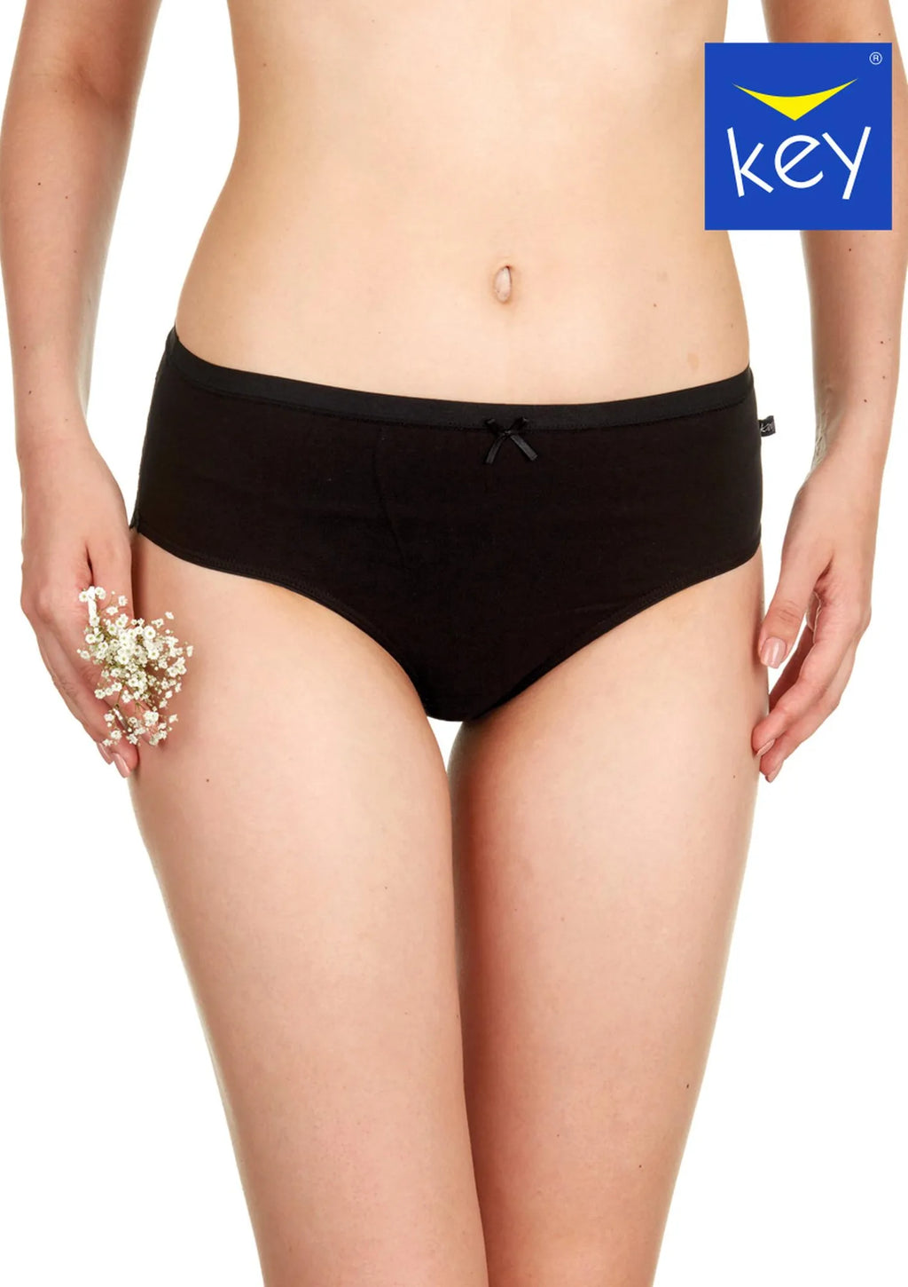 Bawełniane figi damskie (2 pack) z koronką na pośladkach LPC 162