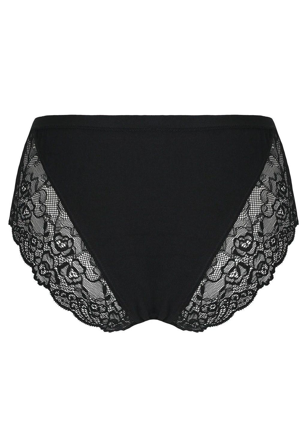 Bawełniane figi damskie (2 pack) z koronką na pośladkach LPC 162
