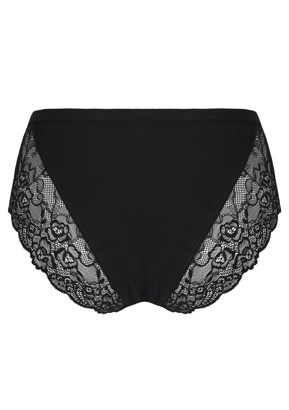 Bawełniane figi damskie (2 pack) z koronką na pośladkach LPC 162