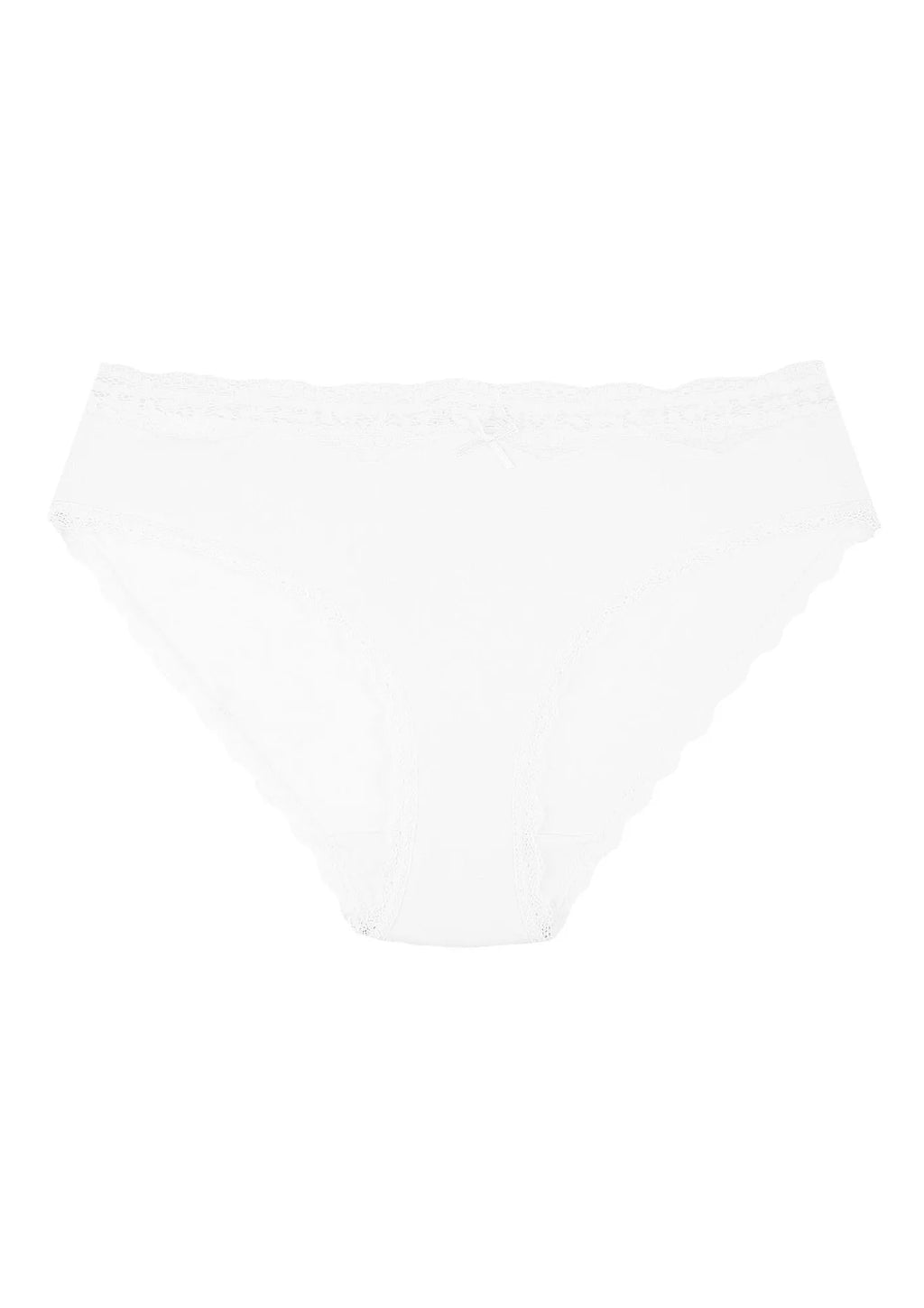 Bawełniane figi damskie (2 pack) z koronkowym obszyciem LPR 280