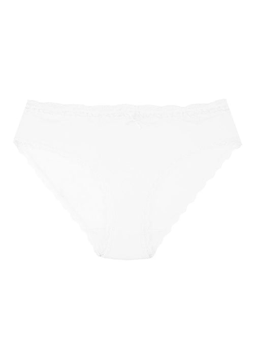 Bawełniane figi damskie (2 pack) z koronkowym obszyciem LPR 280