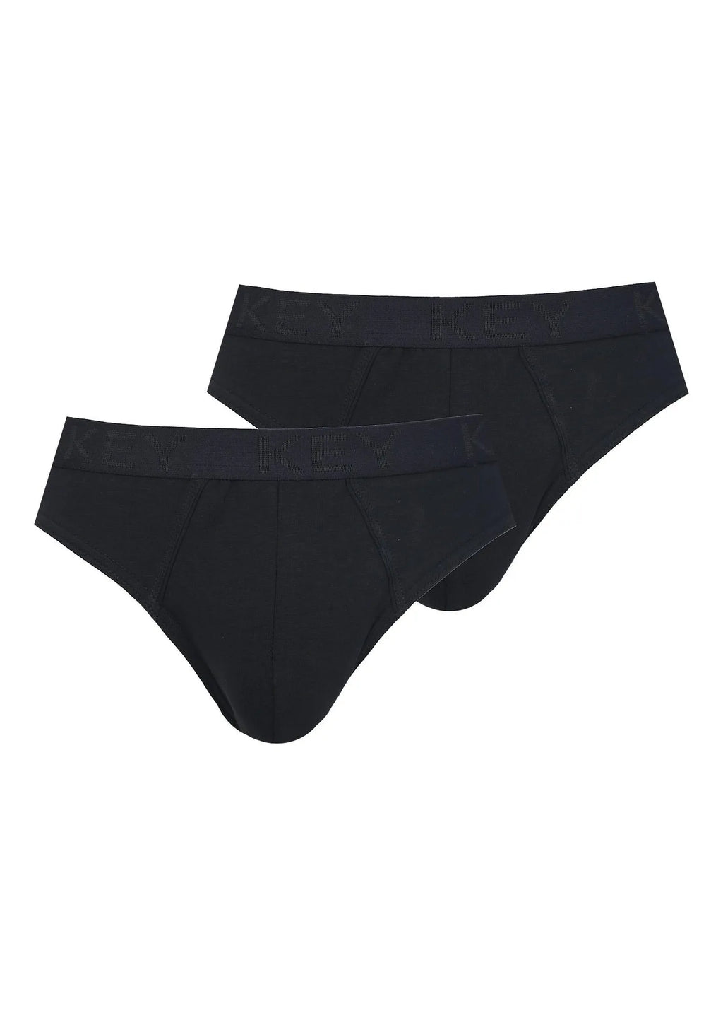 Bawełniane jednokolorowe slipy męskie (2 pack) MPP 019