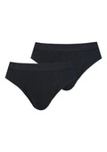 Bawełniane jednokolorowe slipy męskie (2 pack) MPP 019