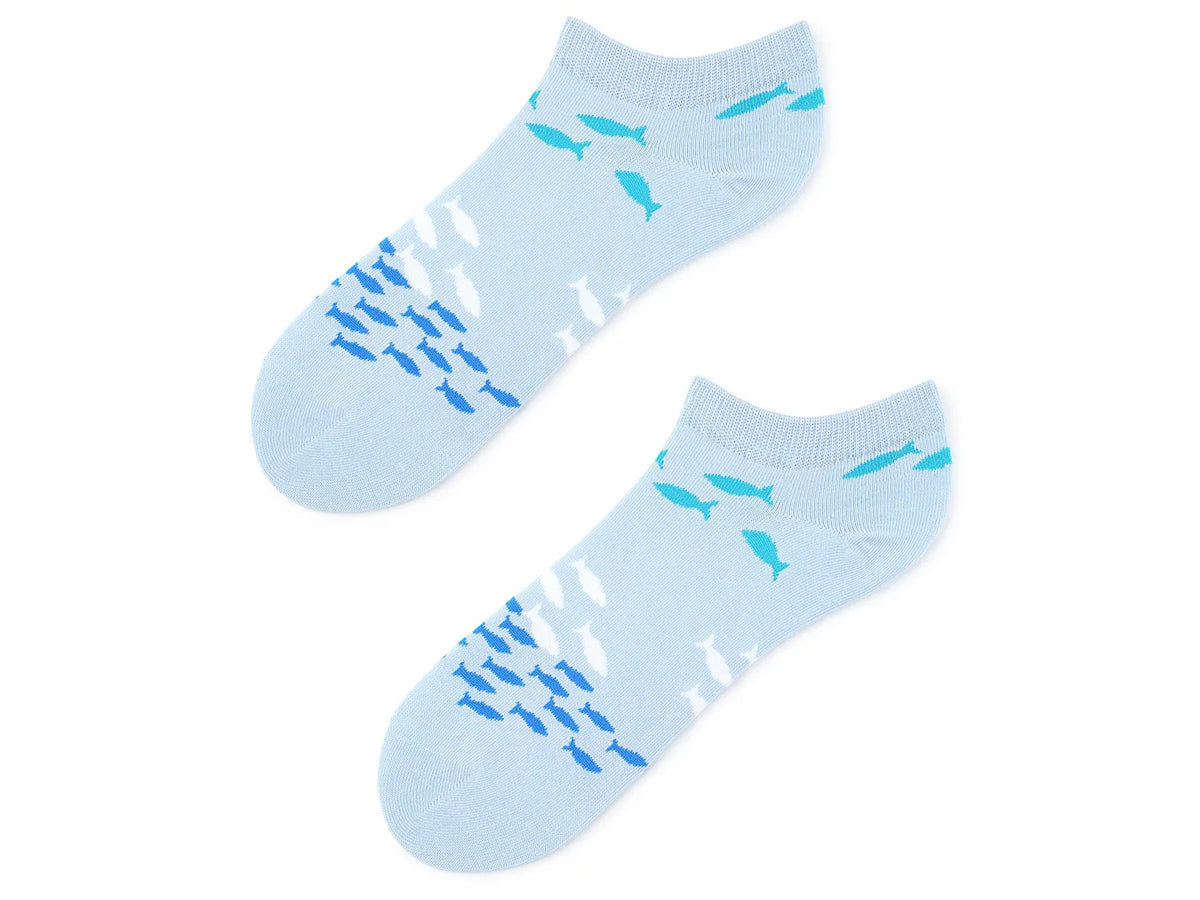 Bawełniane stopki damskie w rybki Footies Fishes Marilyn