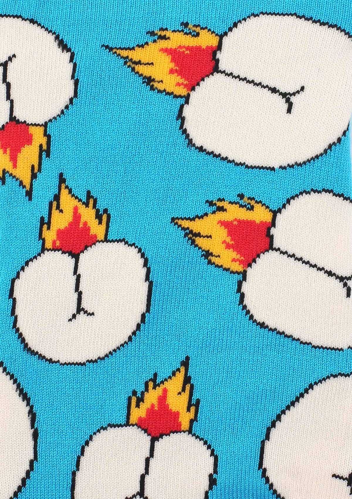 Bawełniane stopki męskie z grafiką Footies Men Rocket Ass Marilyn