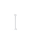 Białe materiałowe ramiączko 10 mm na szyję RB-07