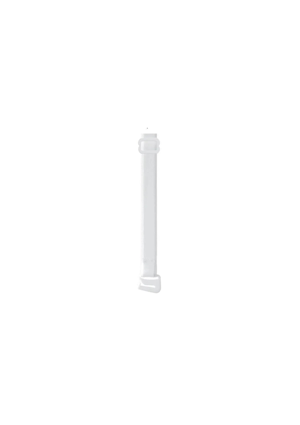 Białe materiałowe ramiączko 10 mm na szyję RB-07