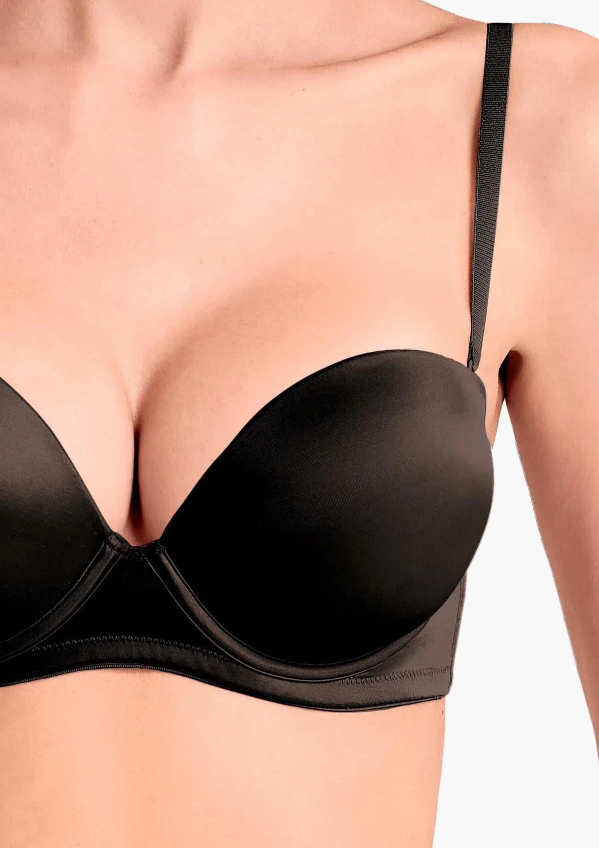 Biustonosz typu opaska super push-up z fiszbinami 027L Extra Duble Lormar