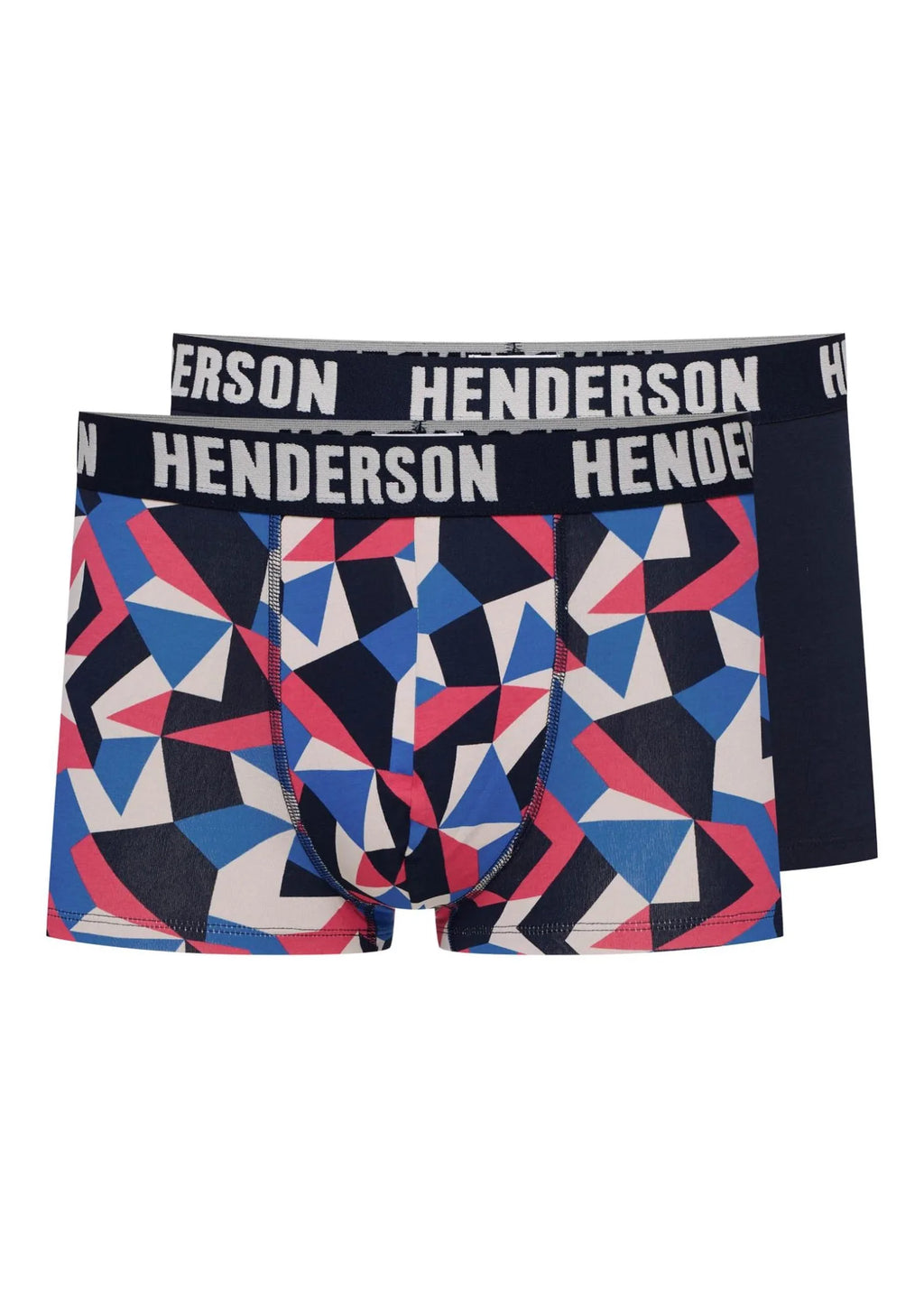 Bokserki męskie bawełniane (2pack) gładkie i wzorzyste krótka nogawka Shield Henderson