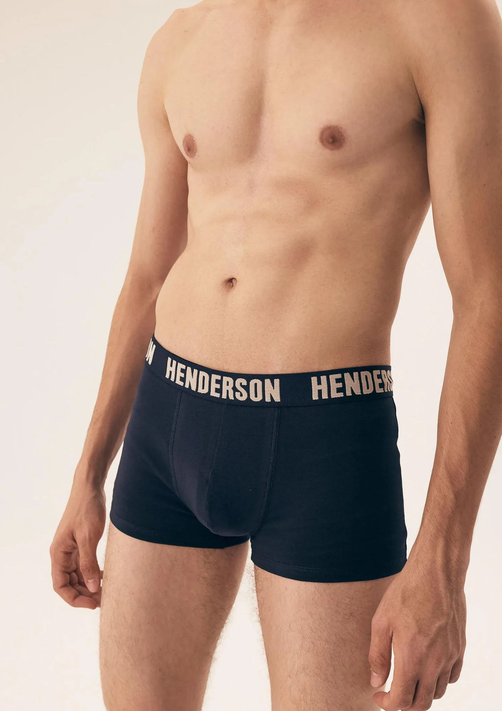 Bokserki męskie bawełniane (2pack) gładkie i wzorzyste krótka nogawka Shield Henderson