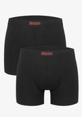 Bokserki męskie bawełniane (2pack) z wewnętrzną gumą i logo Kappa K1201