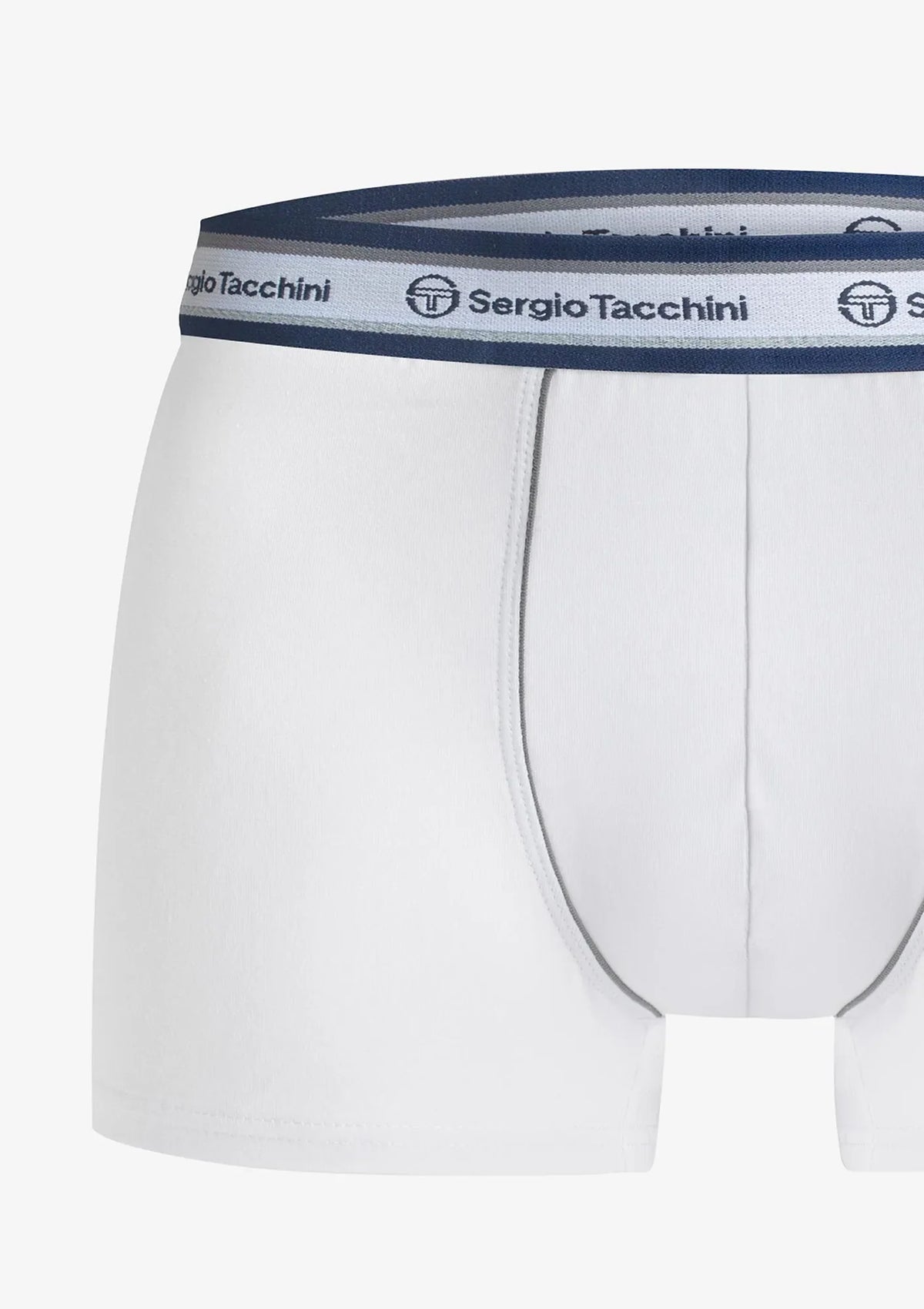 White/melange grey