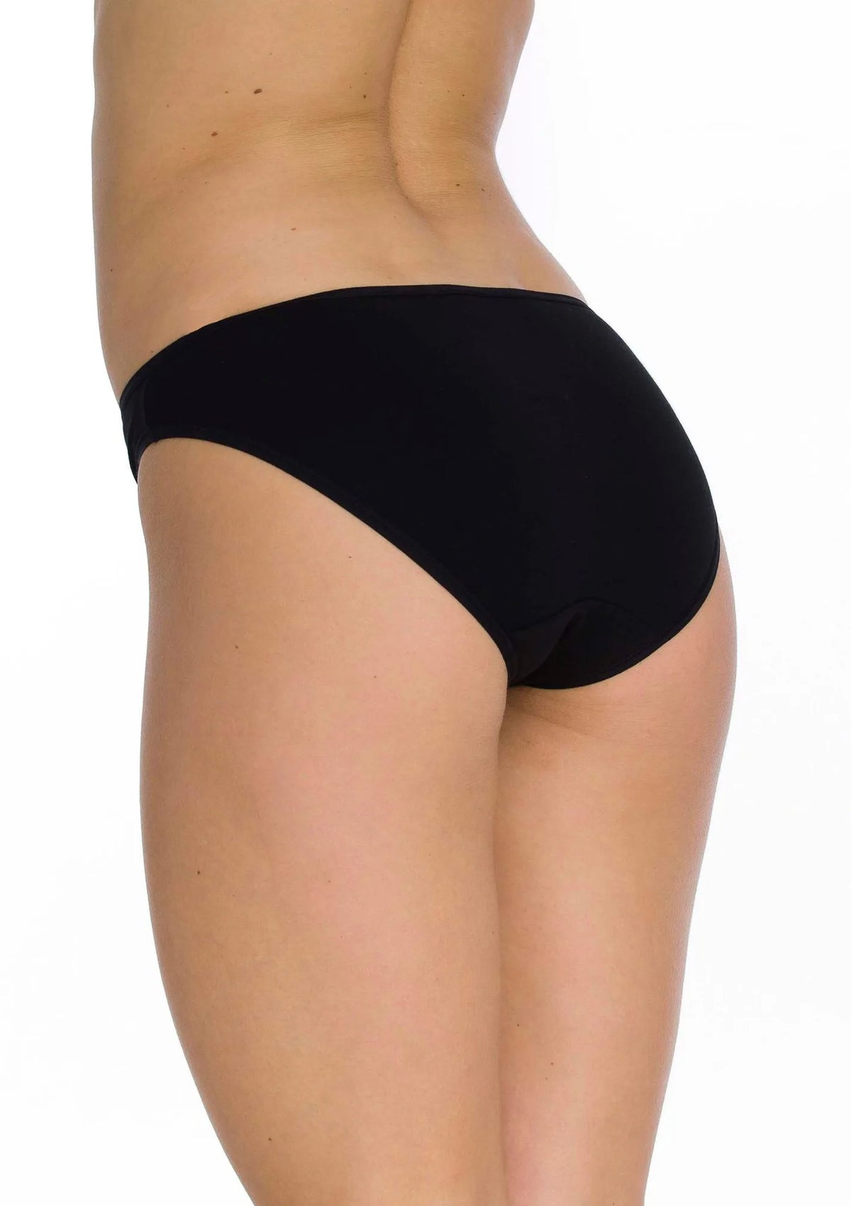 Czarne niskie figi damskie (2 pack) LPR 010
