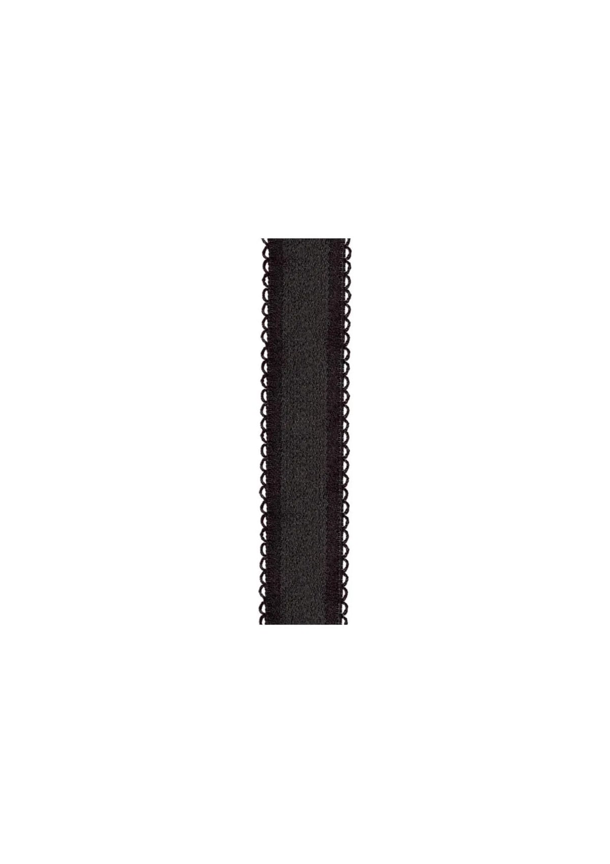 Czarne ramiączka materiałowe 18 mm RB-407