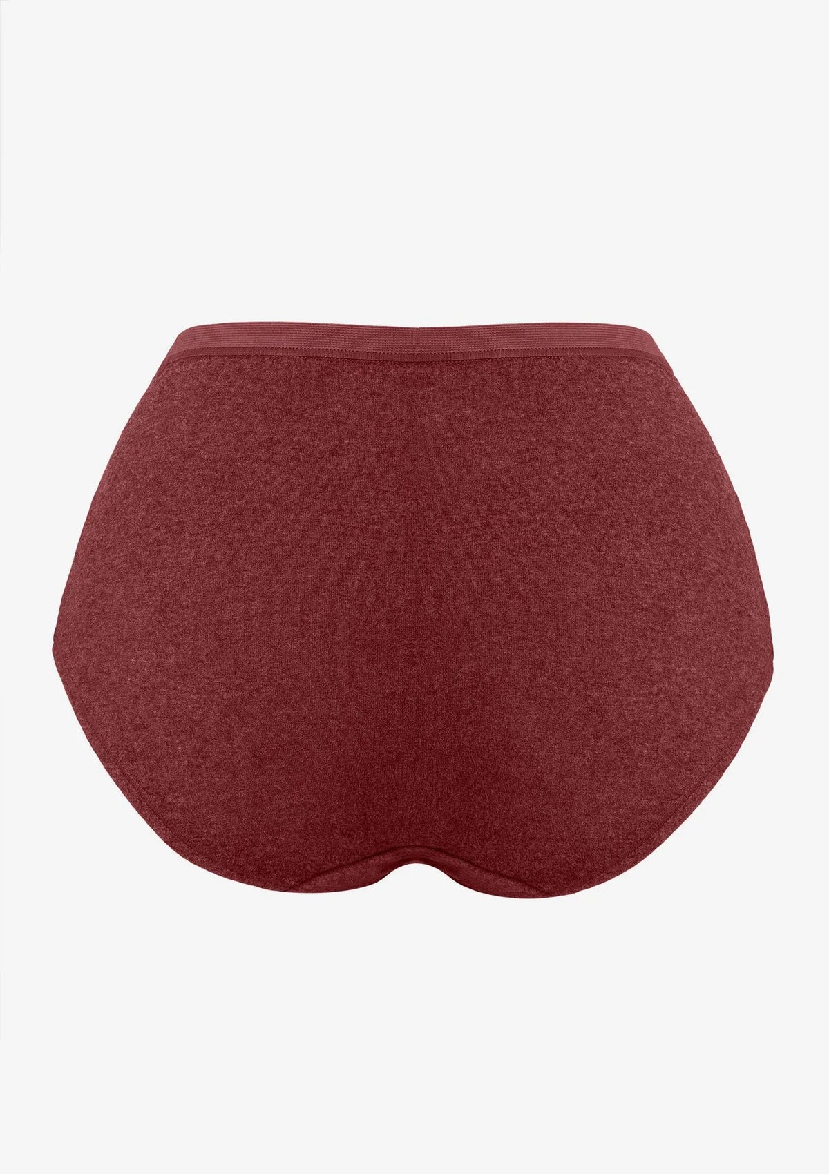 Damskie termiczne figi (2 pack) z wyższym stanem bordowe LPF 729