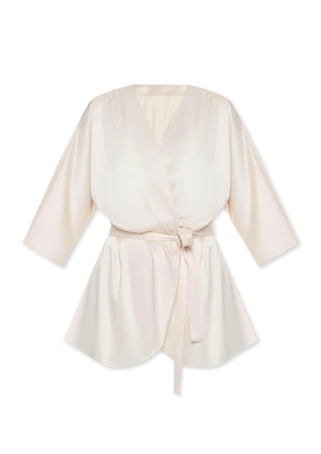Eleganckie kimono damskie z miękkiej satyny Diva Kleo