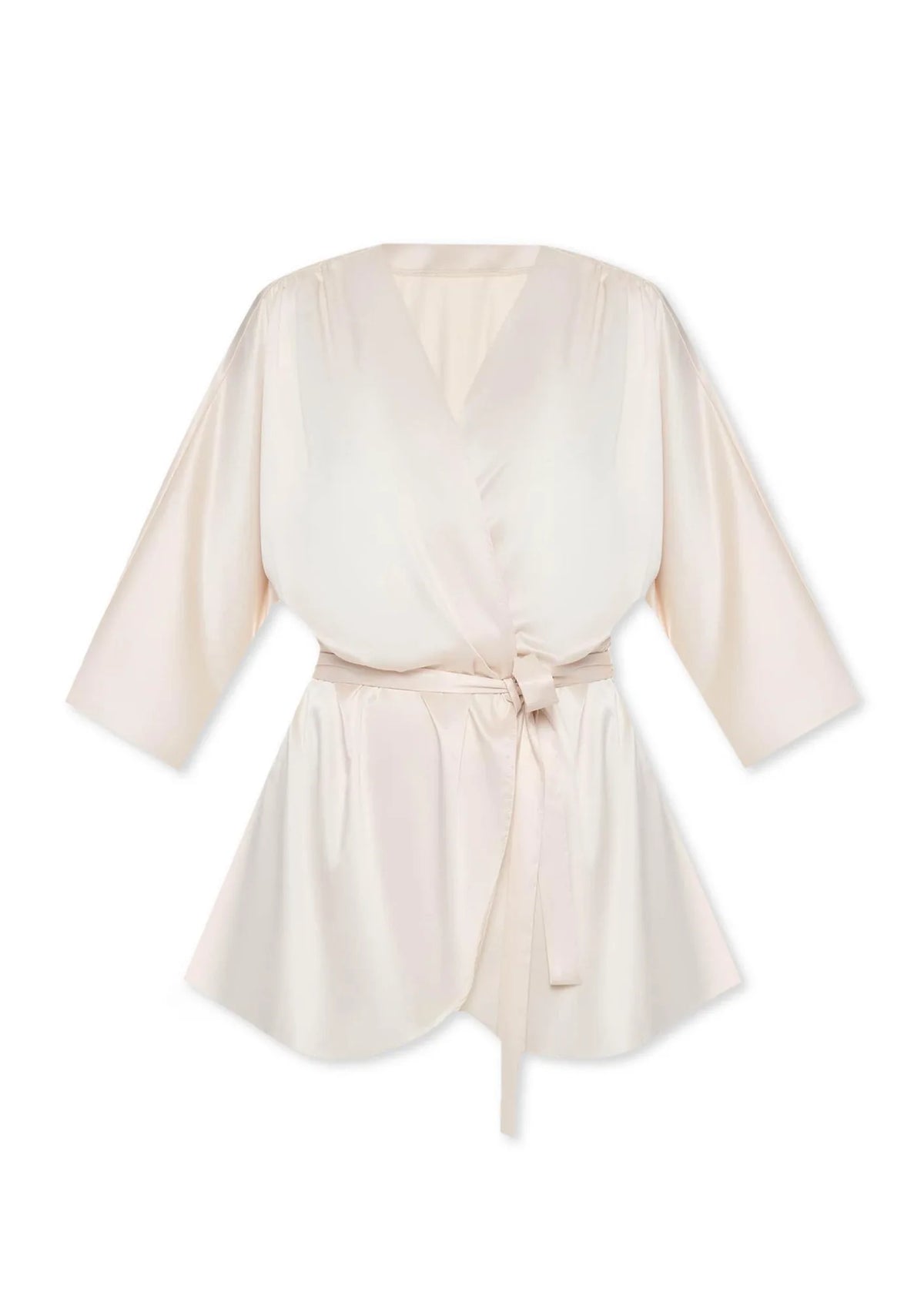 Eleganckie kimono damskie z miękkiej satyny Diva Kleo