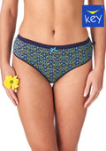Figi damskie (2 pack) w orientalny wzór i koronką na pośladkach LPC 726