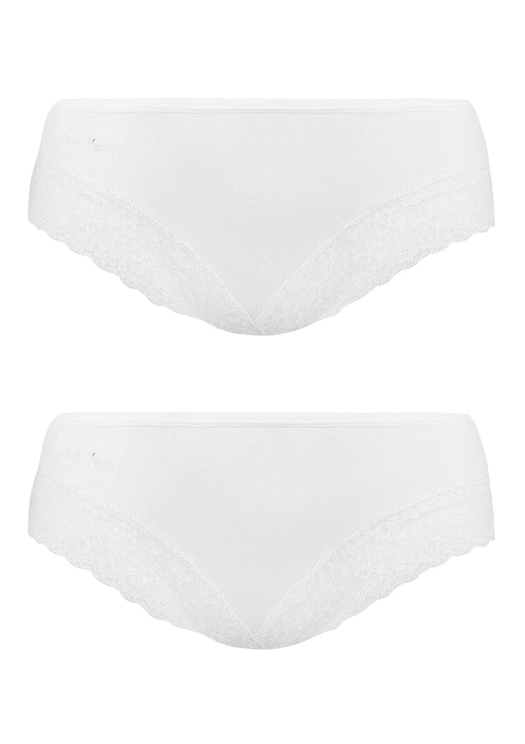Figi damskie (2 pack) z koronką LPB 015