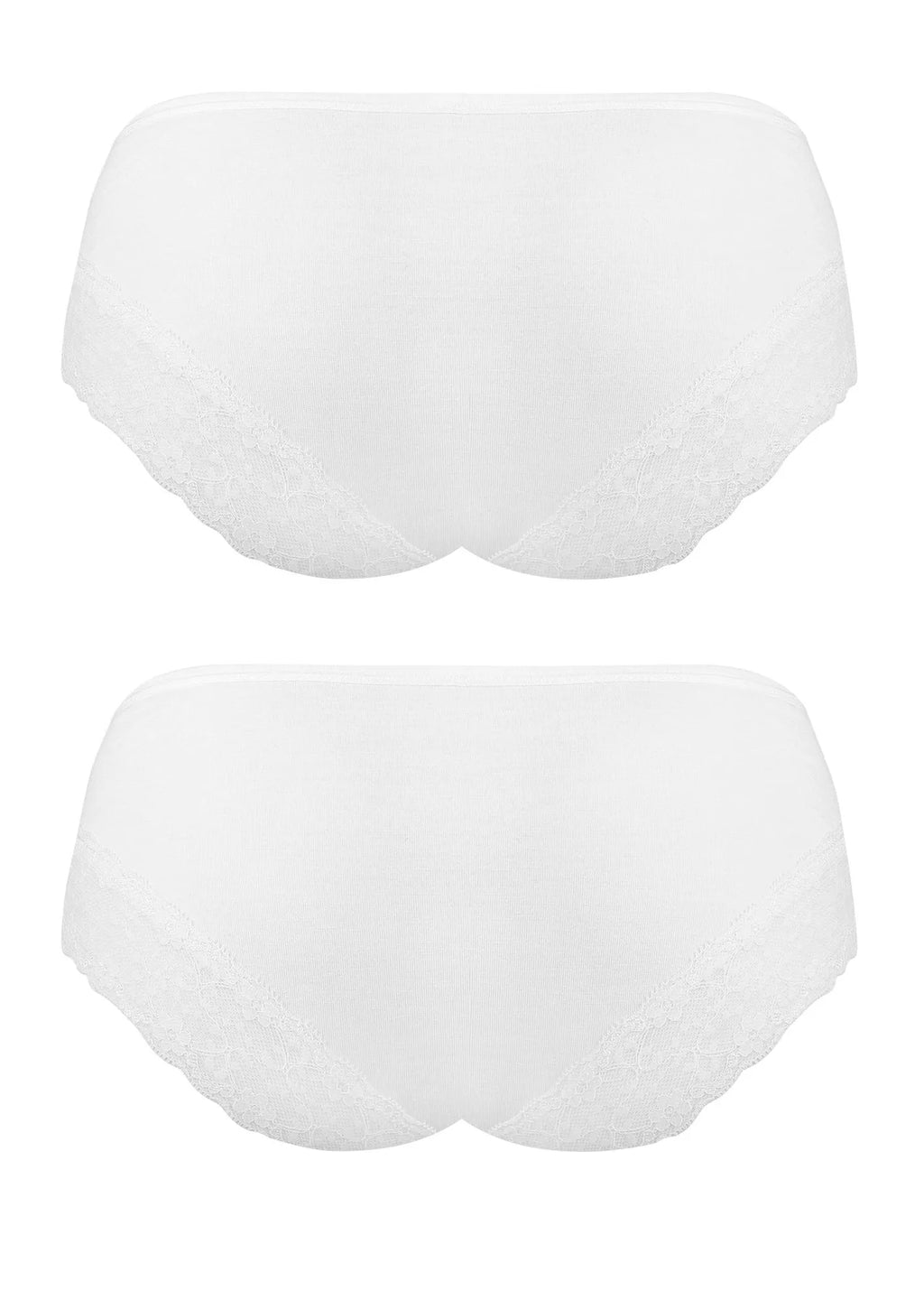 Figi damskie (2 pack) z koronką LPB 015