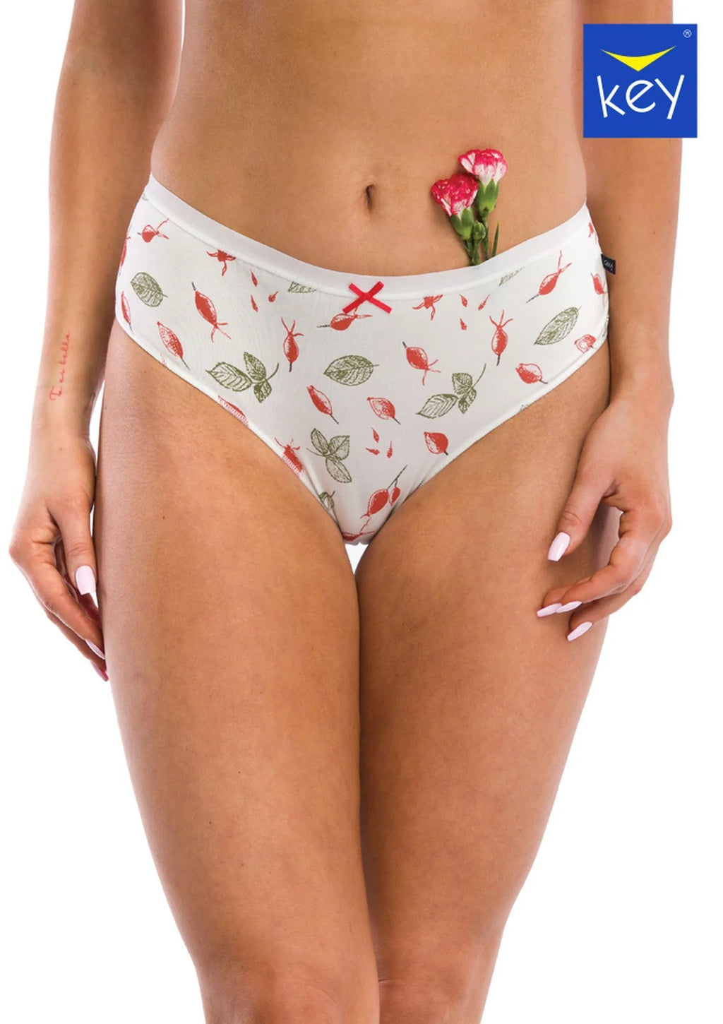 Figi damskie (2 pack) z koronką na pośladkach LPC 207 1