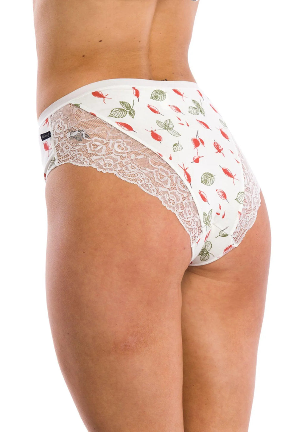 Figi damskie (2 pack) z koronką na pośladkach LPC 207 1
