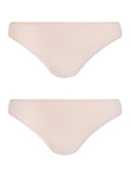 Figi damskie (2 pack) z koronką na pośladkach LPN 010