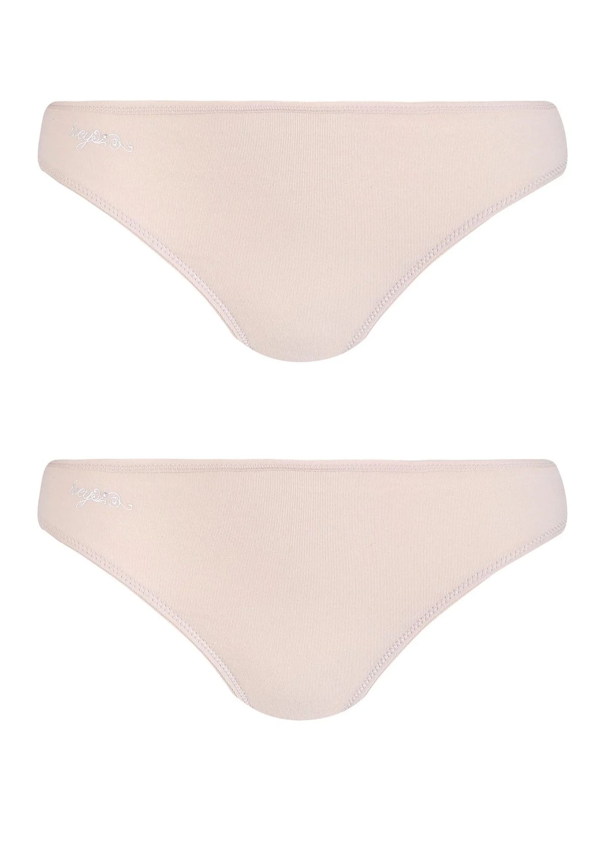 Figi damskie (2 pack) z koronką na pośladkach LPN 010
