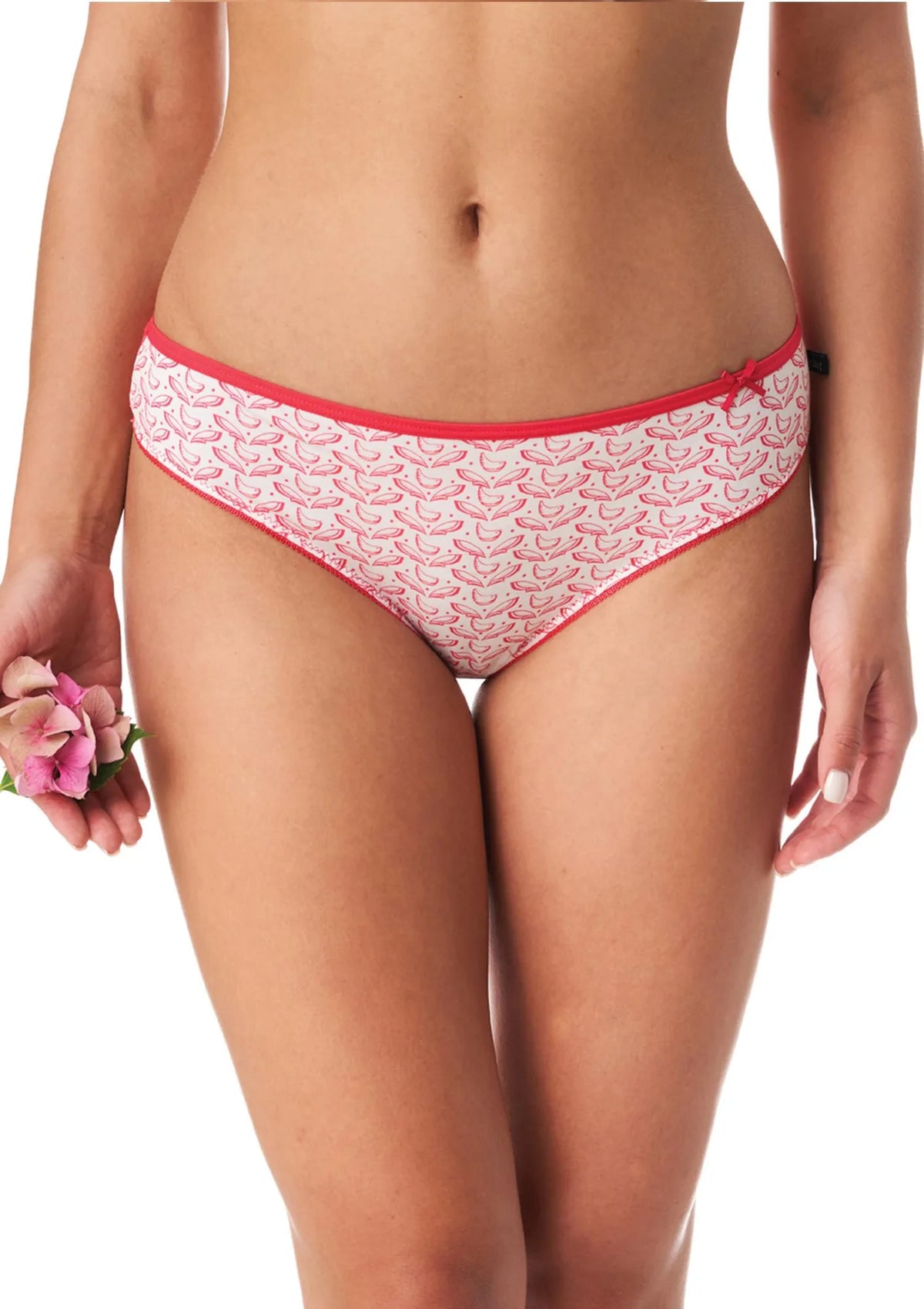 Figi damskie (2 pack) z koronkowym tyłem LPN 744