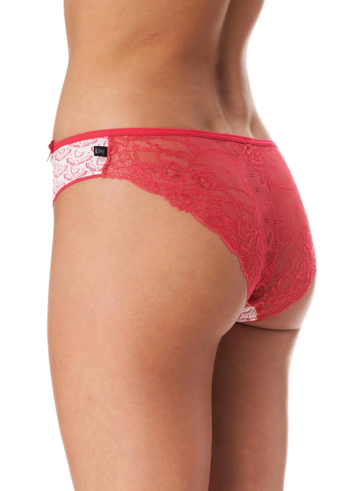 Figi damskie (2 pack) z koronkowym tyłem LPN 744