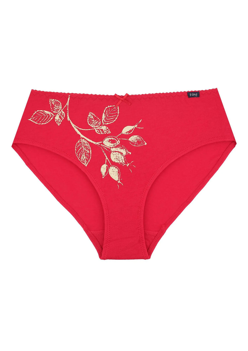 Figi damskie (2 pack) z nadrukiem i koronką na tyle LPC 207