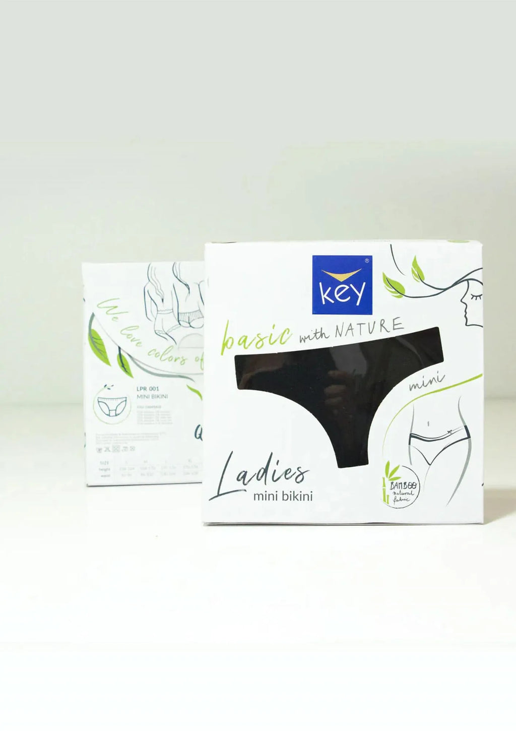 Figi damskie (2 pack) z włókna bambusowego LPR 001