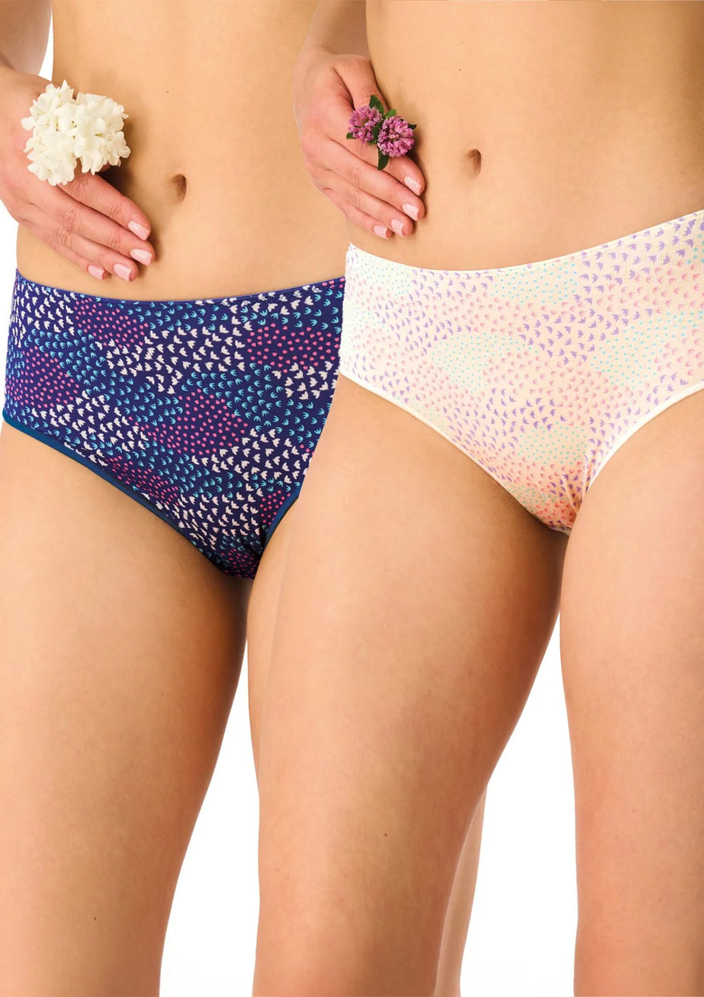Figi damskie bambusowe (2pack) klasyczne pełne LPC 803 Key
