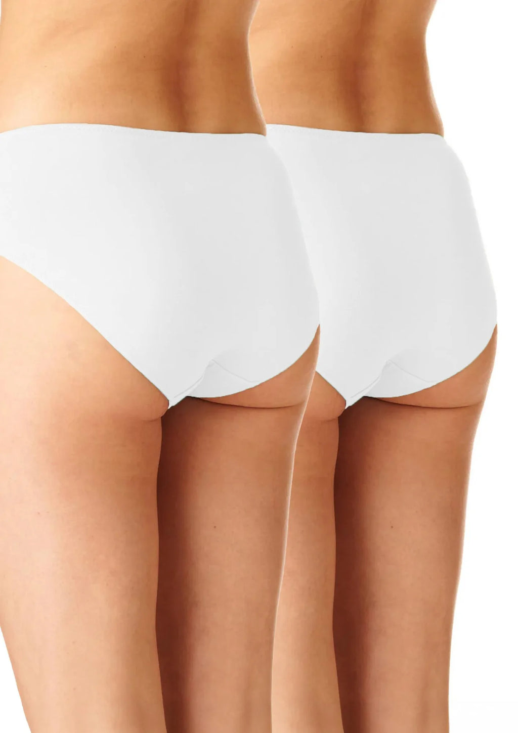 Figi damskie bambusowe (2pack) pełne o wyższym kroju LPC 001