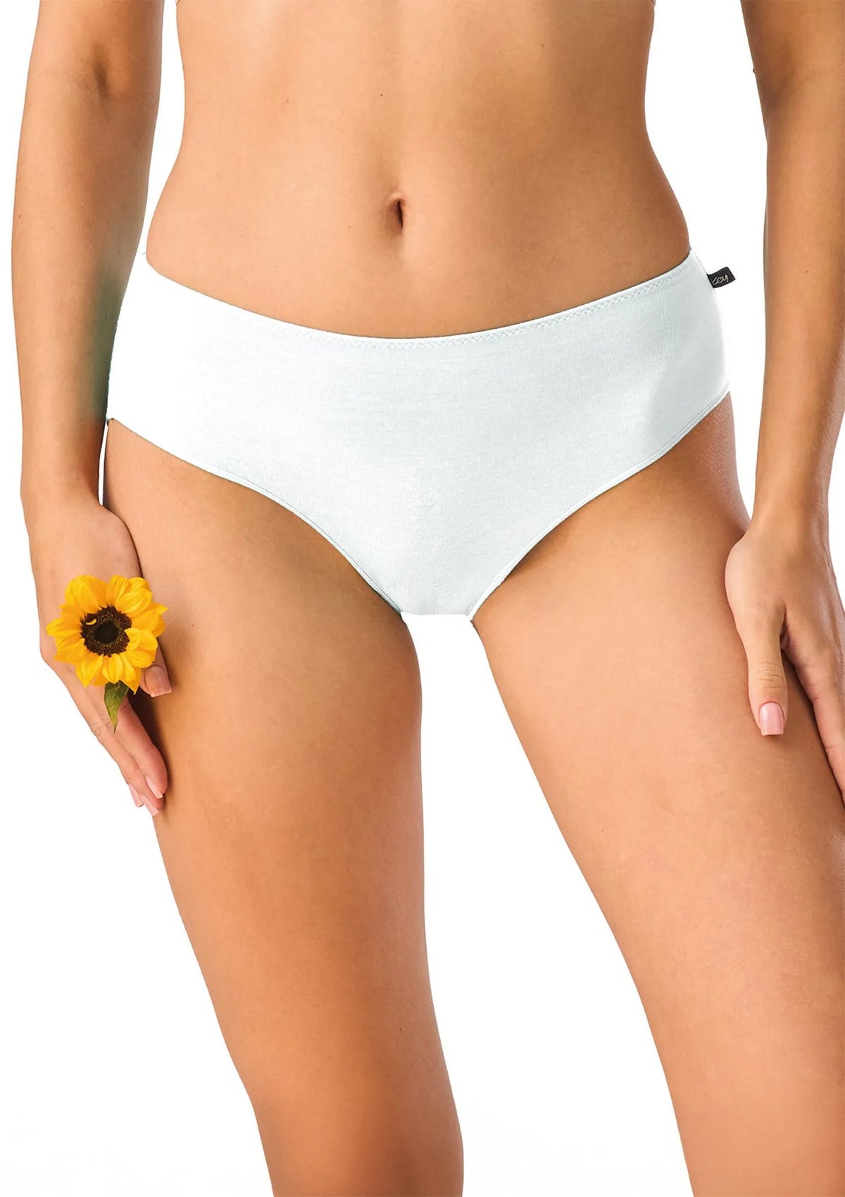 Figi damskie bambusowe (2pack) pełne o wyższym kroju LPC 001