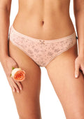 Figi damskie bawełniane (2 pack) o kroju mini bikini w subtelnych odcieniach LPR 909 Key