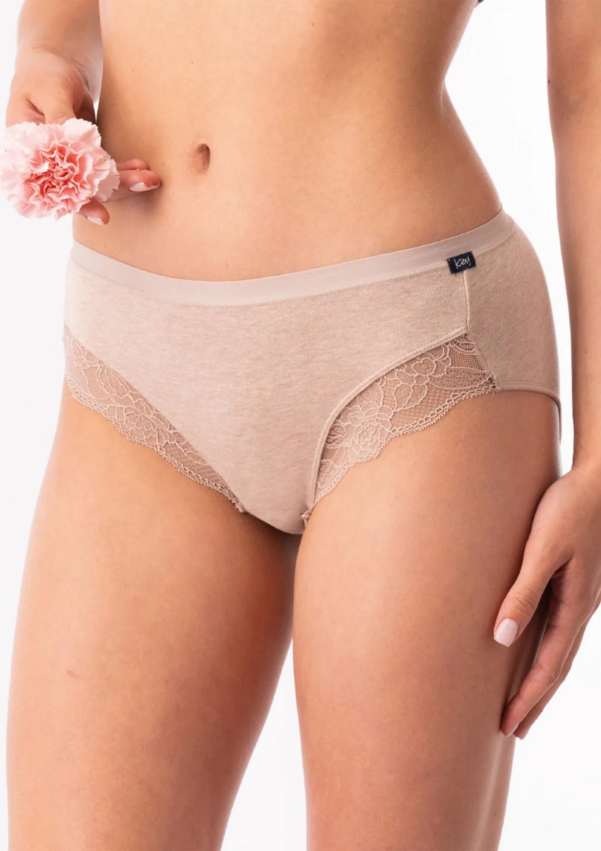 Figi damskie bawełniane (2 pack) w kolorach ziemi LPC 200 Key