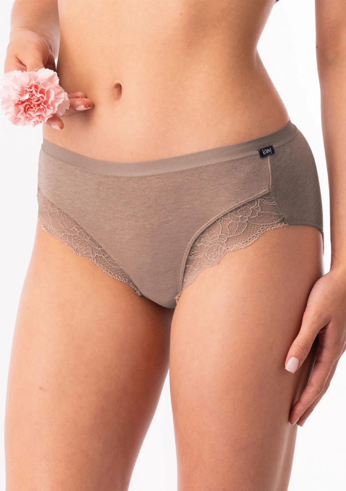 Figi damskie bawełniane (2 pack) w kolorach ziemi LPC 200 Key