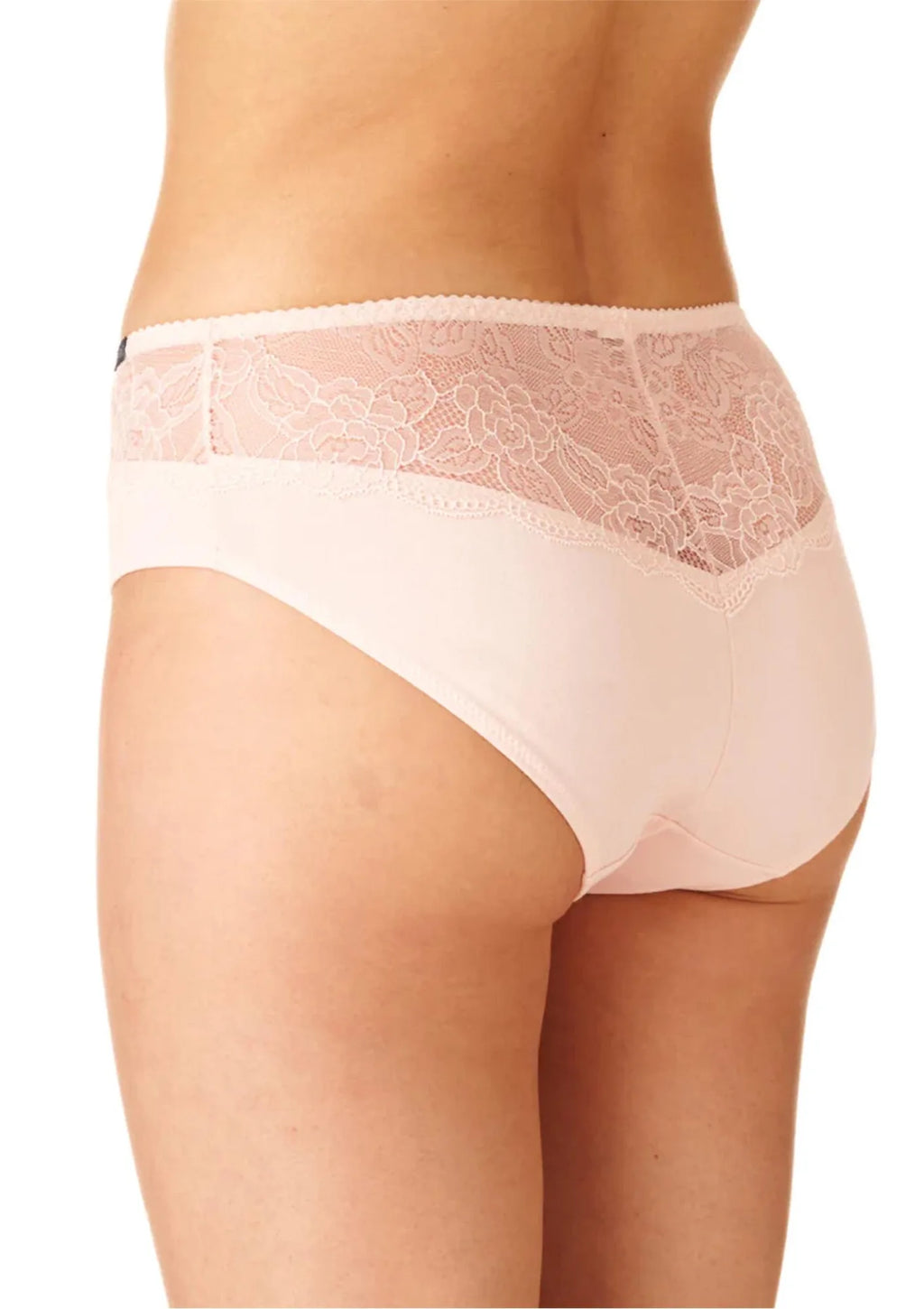 Figi damskie bawełniane (2 pack) z koronkowym wykończeniem LPC 630 Key