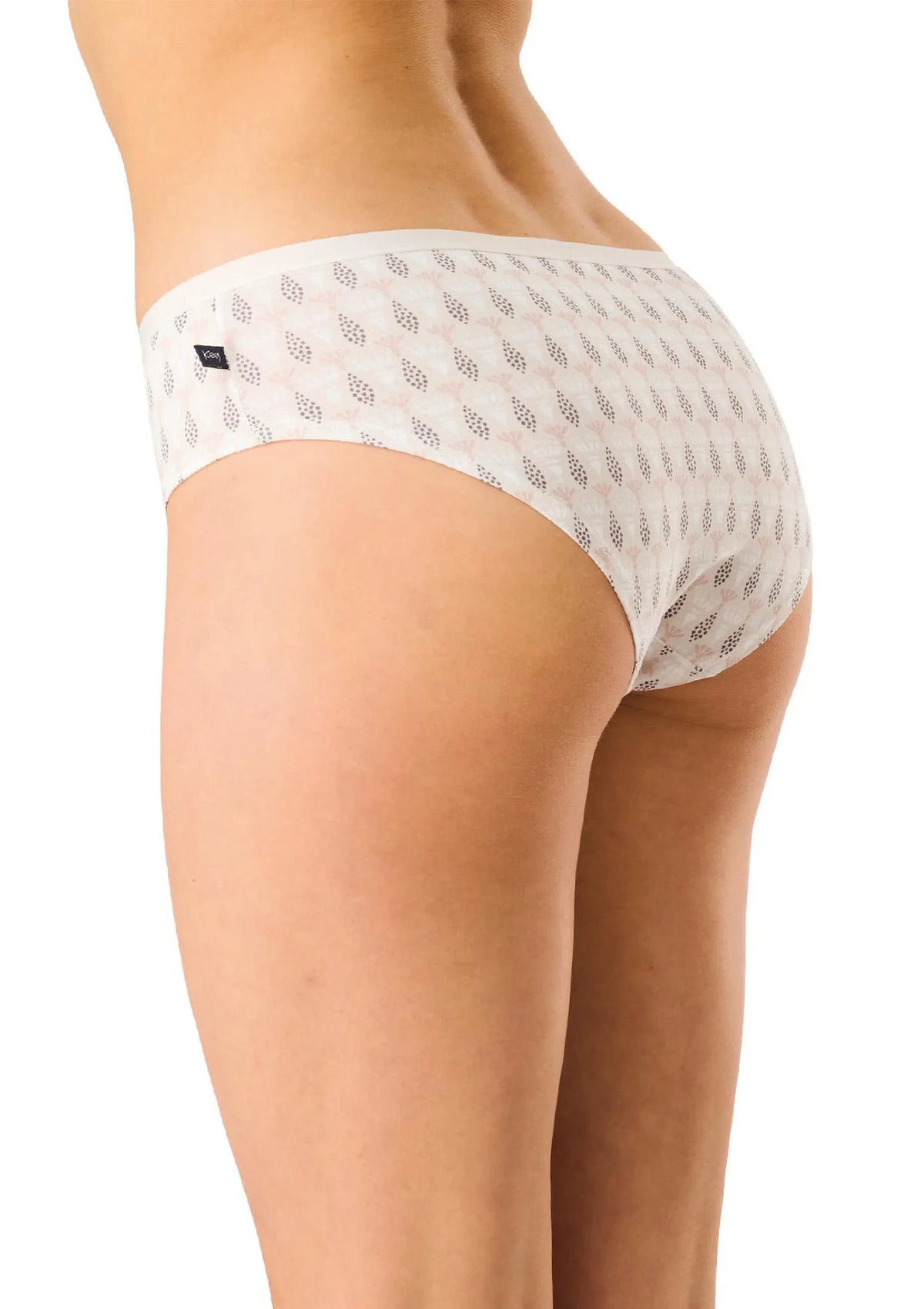 Figi damskie bawełniane (2pack) hipstery z niskim stanem LPN 722 Key