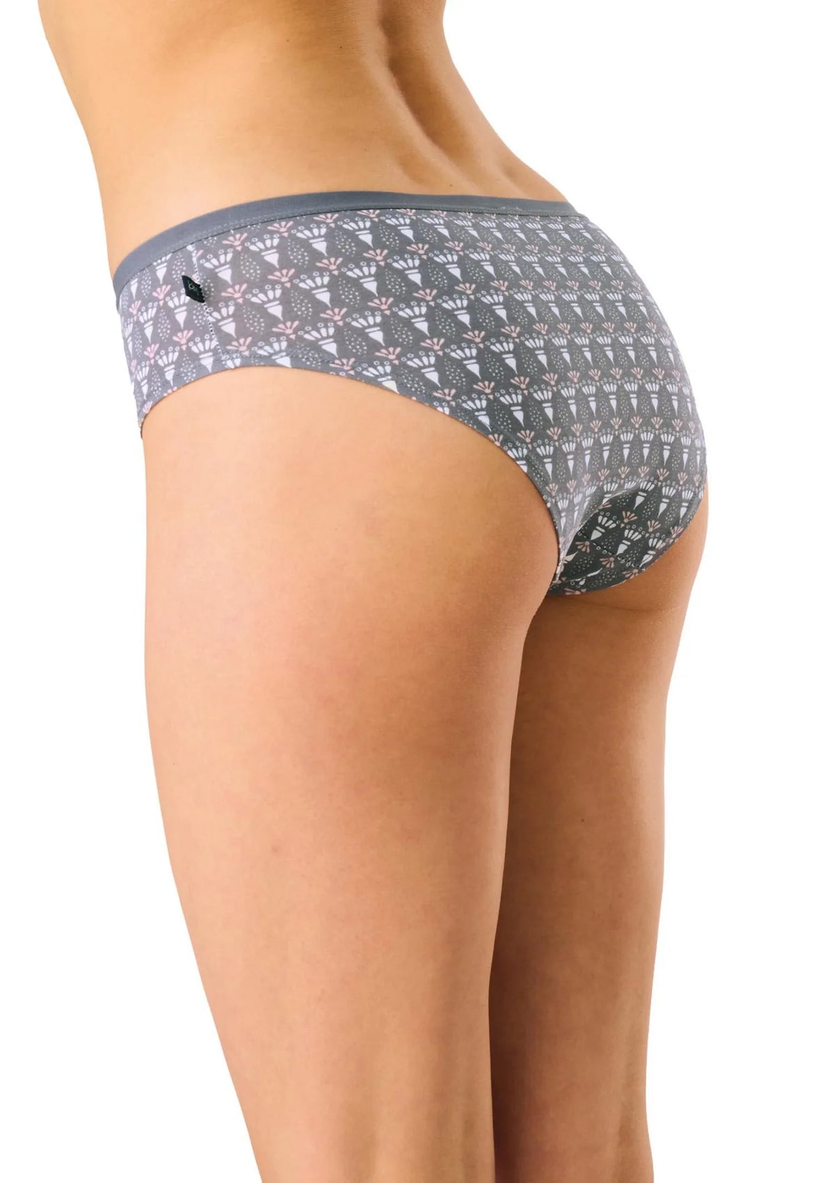 Figi damskie bawełniane (2pack) hipstery z niskim stanem LPN 722 Key