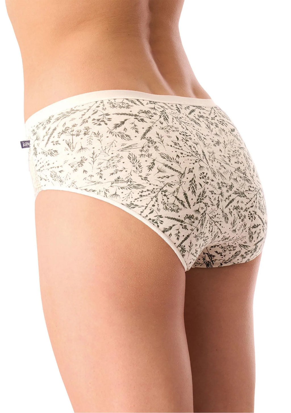 Figi damskie bawełniane (2pack) klasyczne z koronką LPC 540 Key